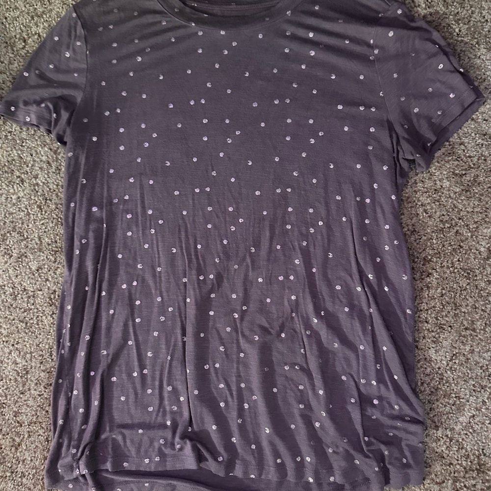 Purple Polka Dot T-Shirt